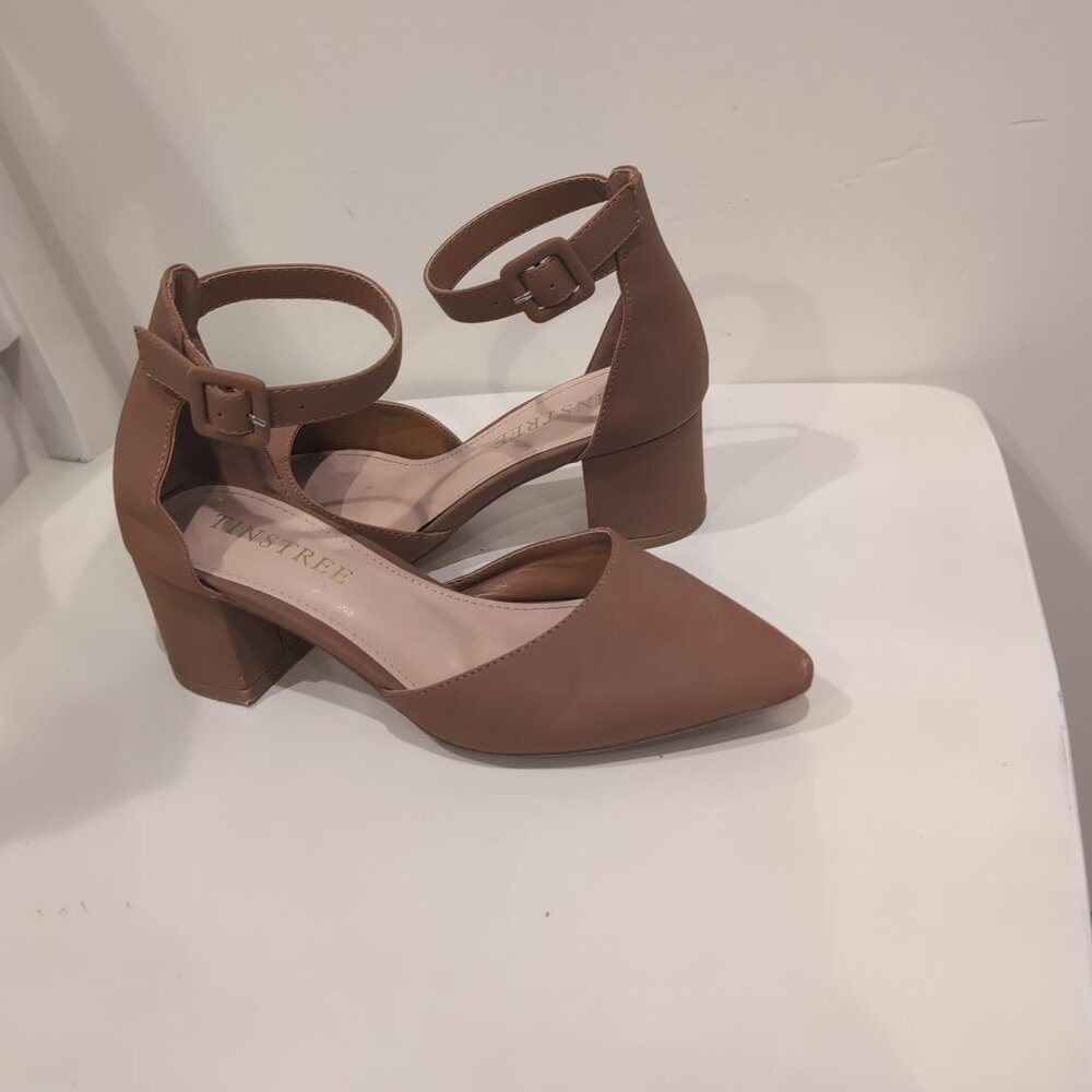 Womens ankle strap heels